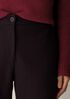Felted Wool Jersey Full-Length Straight Trouser in Regenerative Wool