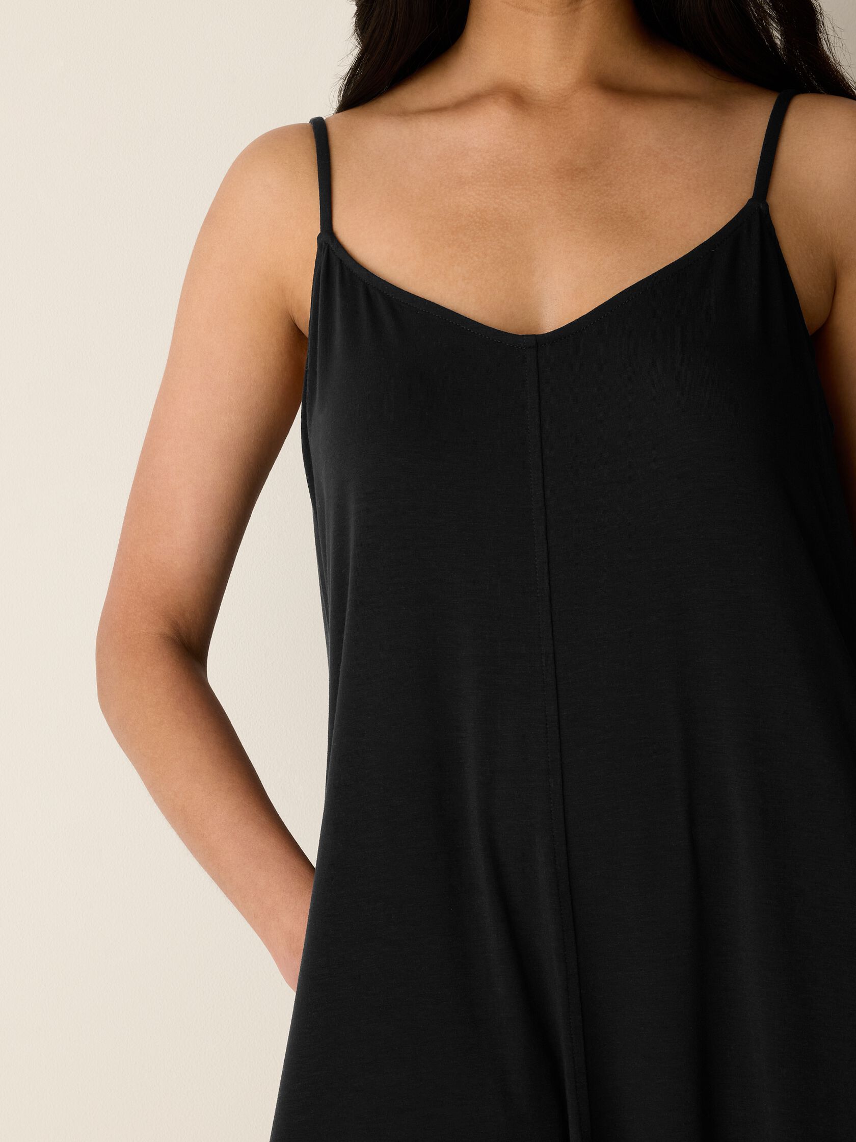 Fine Jersey Lantern Dress