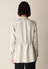 Silk Twill Band Collar Shirt