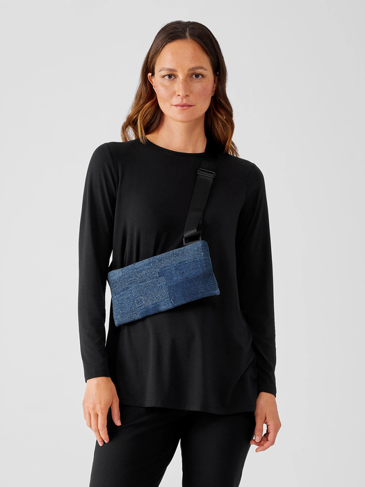 Waste No More Crossbody Denim Chest Bag