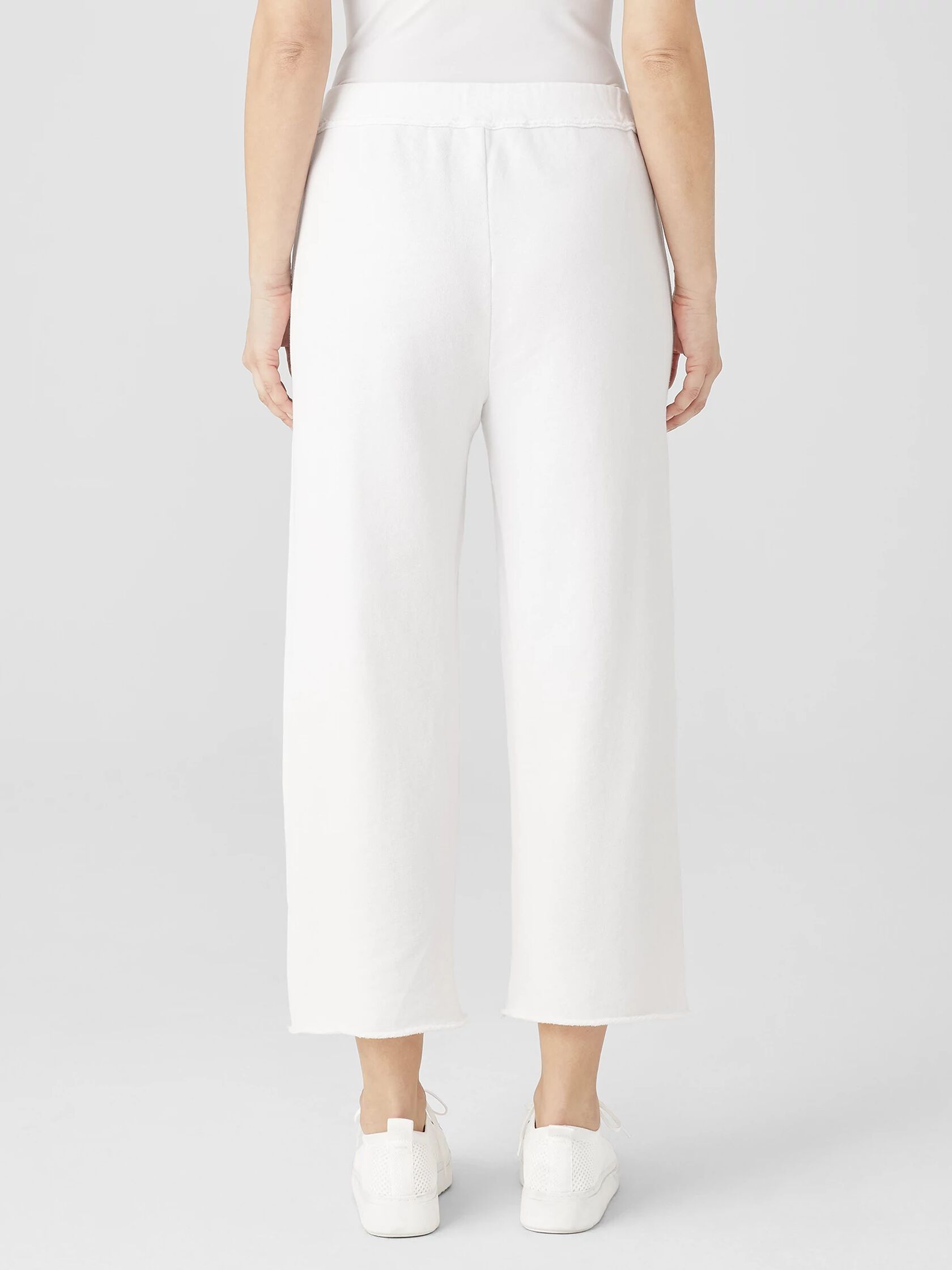 Lightweight Organic Cotton Terry Straight Pant