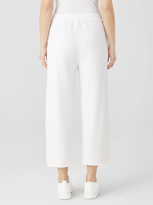 Lightweight Organic Cotton Terry Straight Pant