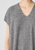 Organic Linen Cotton Twist V-Neck Top