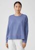 Traceable Cotton Jersey Crew Neck Top