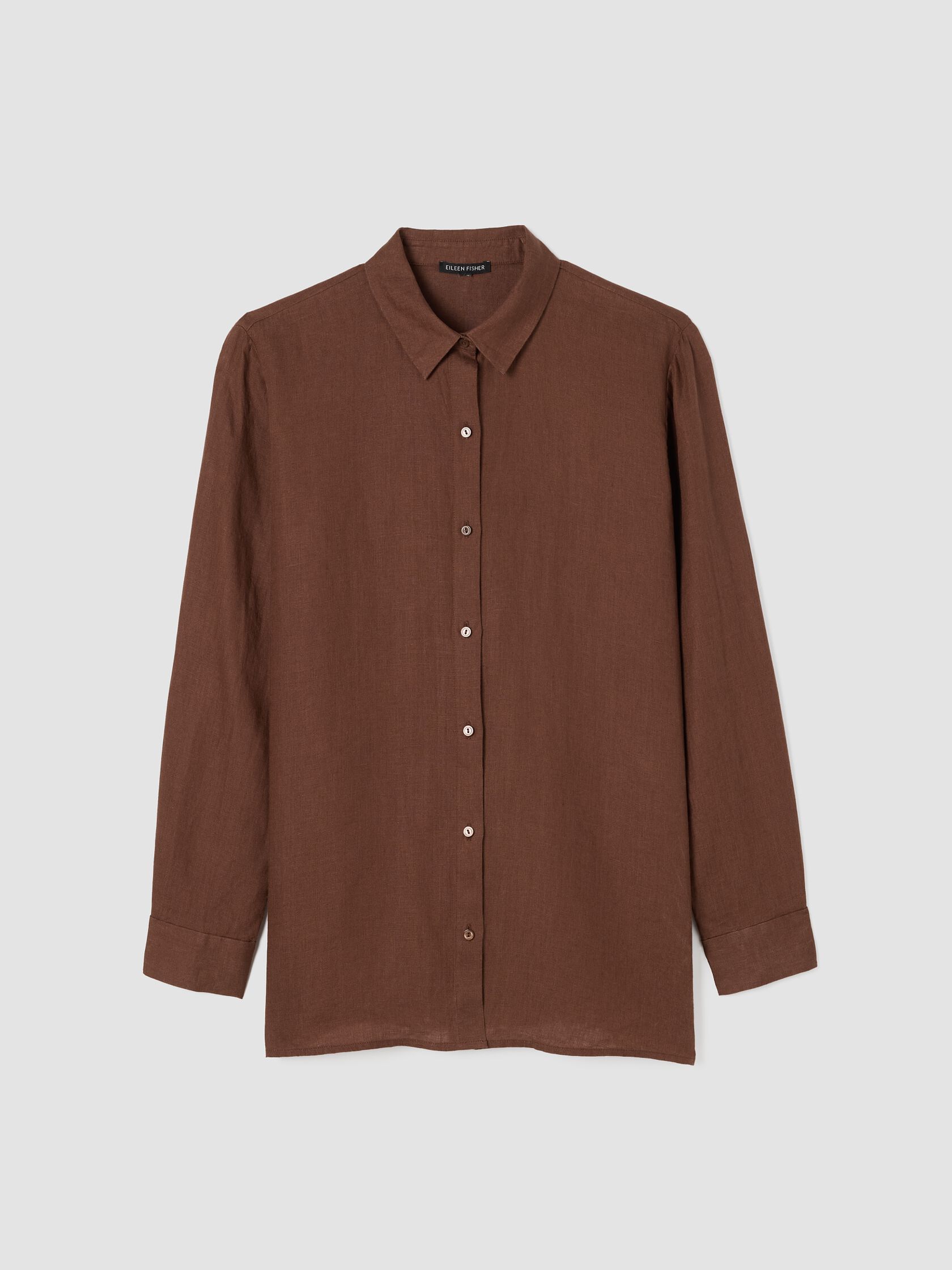 Organic Handkerchief Linen Classic Collar Shirt