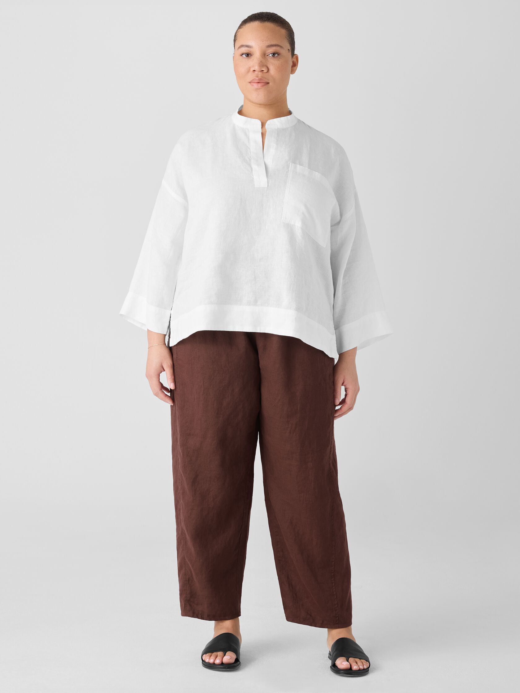Organic Linen Lantern Pant