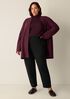 Washable Flex Ponte Tapered Trouser Pant