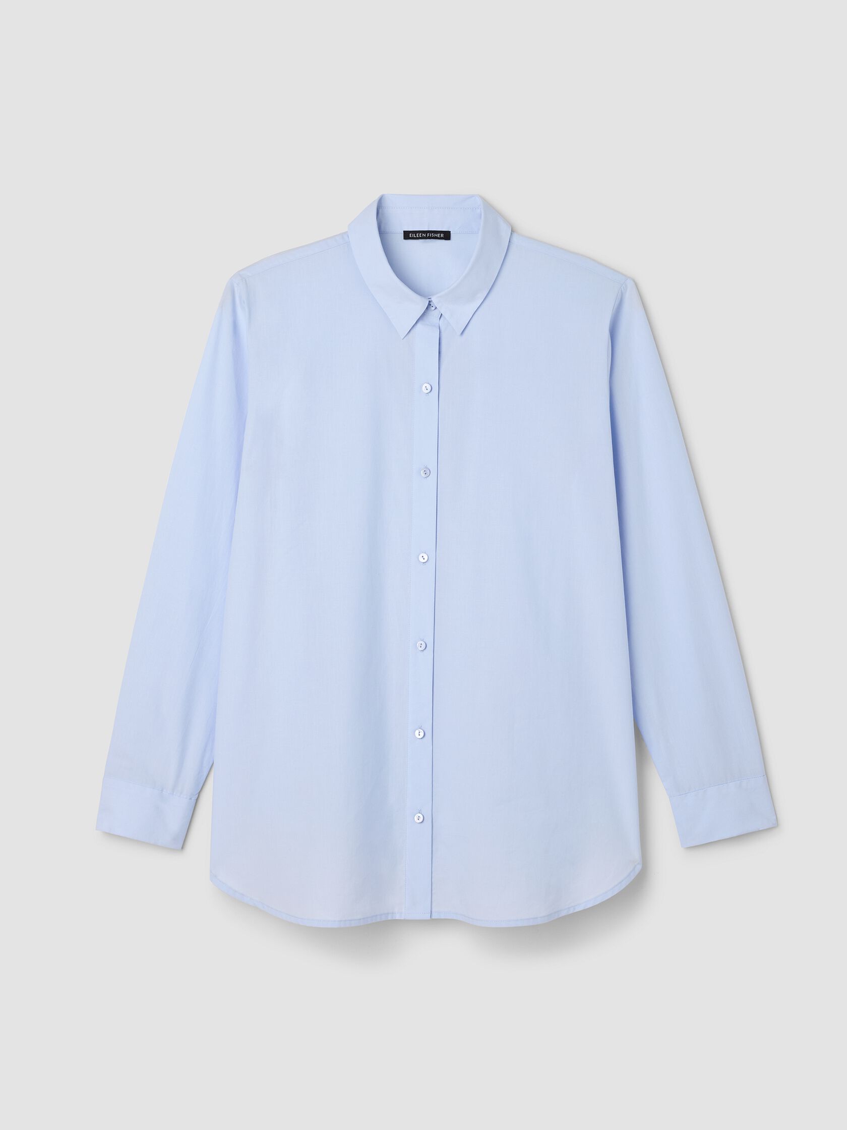 Organic Cotton Poplin Classic Collar Shirt