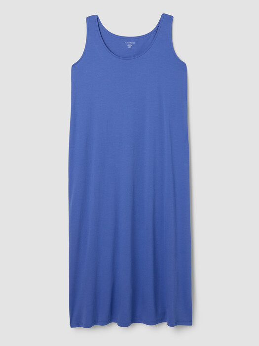 Eileen Fisher - Women's Organic Cotton Interlock Tank Sleep Dress - Blue - Size: Extra Small regular Eileen Fisher - Women's Organic Cotton Interlock Tank Sleep Dress - Blue - Size: Extra Small regular