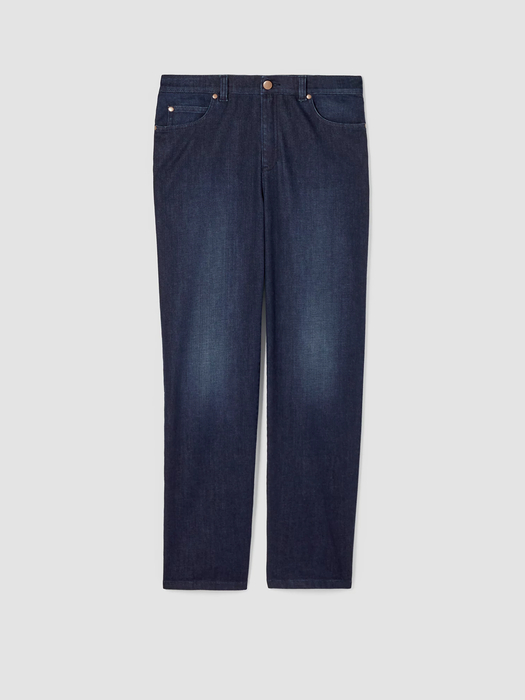 Organic Cotton Stretch Straight Ankle Jean