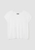Organic Linen Cotton Jewel Neck Top