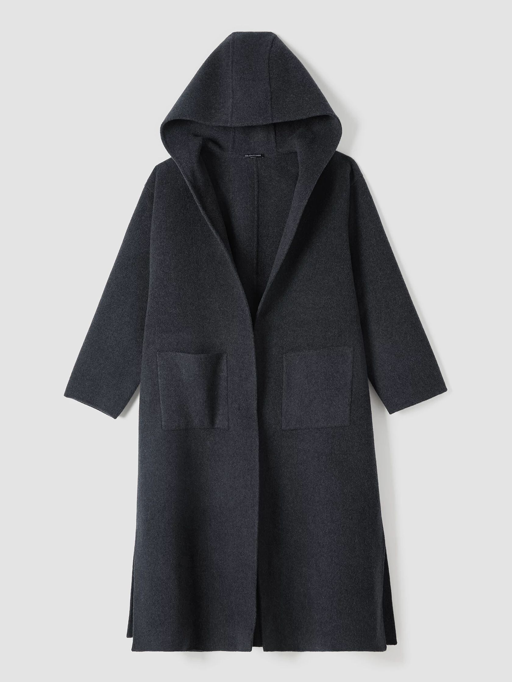 Doubleface Wool Cloud Hooded Coat