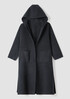 Doubleface Wool Cloud Hooded Coat