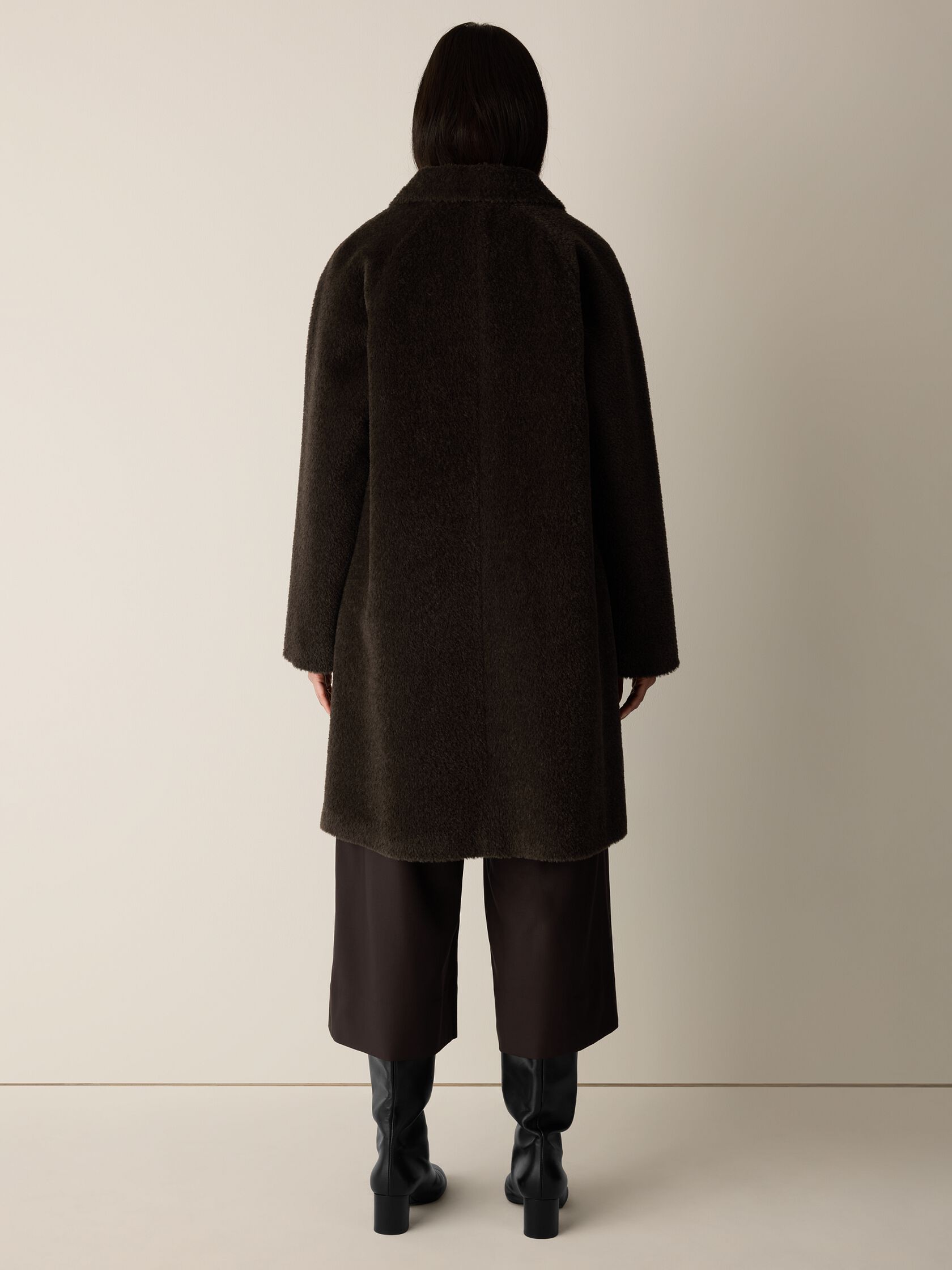 Fine Wool Alpaca Classic Collar Coat
