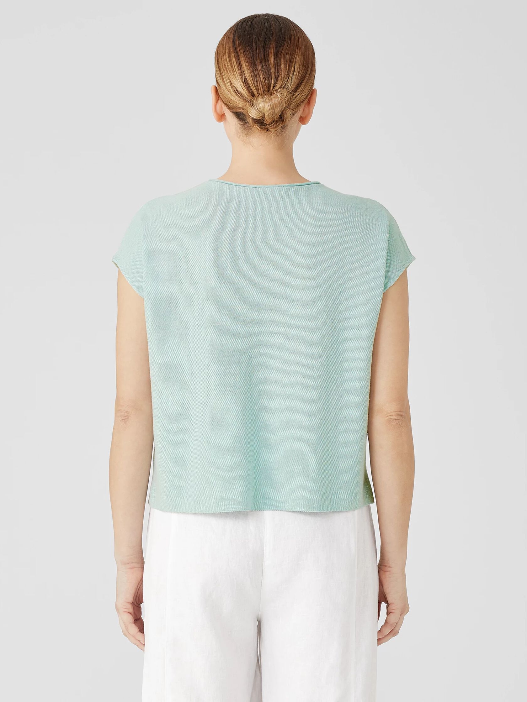 Organic Linen Cotton Square Top