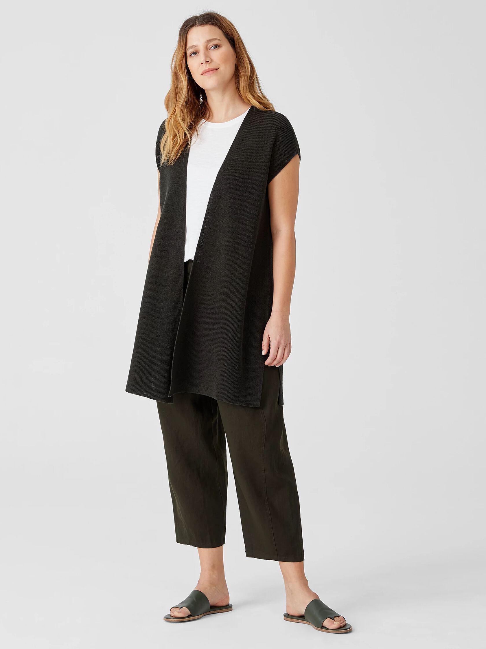 Organic Linen Cotton Vest