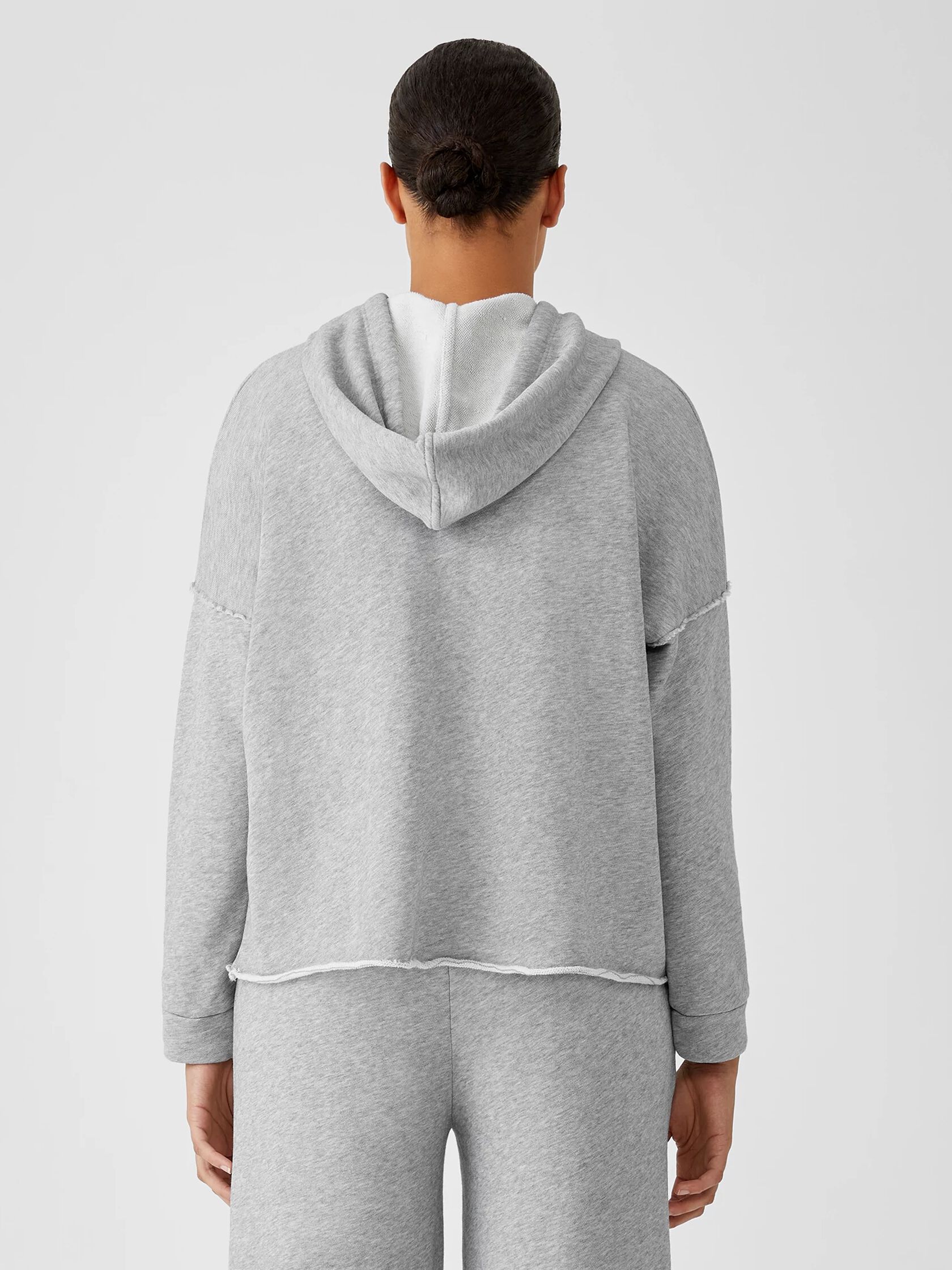 Organic Cotton French Terry Hooded Top