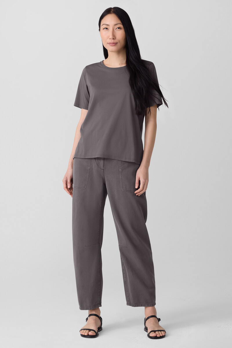 Organic Pima Cotton Jersey Round Neck Tee Organic Pima Cotton Jersey Round Neck Tee