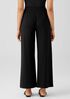 Stretch Jersey Knit Wide-Leg Pant