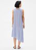 Silk Georgette Crepe Asymmetrical Dress
