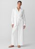 Organic Cotton Lofty Gauze Wide-Leg Pant