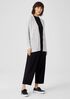 Organic Cotton Silk Boyfriend Cardigan