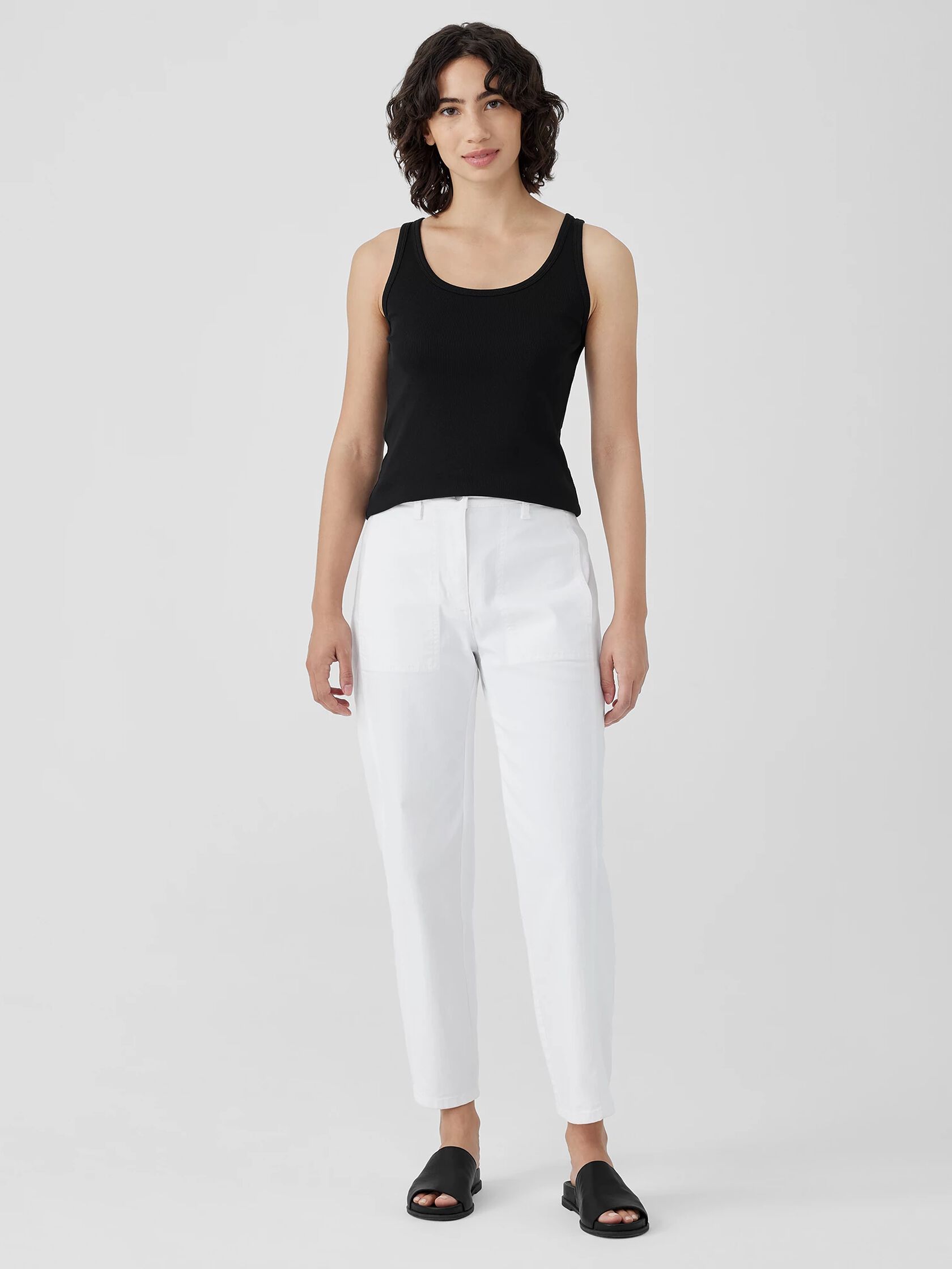 Organic Cotton Denim Lantern Jean
