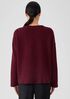 Boucle Wool Knit Crew Neck Box-Top