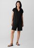 Fine Jersey Split Neck Top