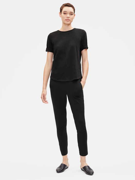 System Organic Cotton Slub Elbow-Sleeve Tee