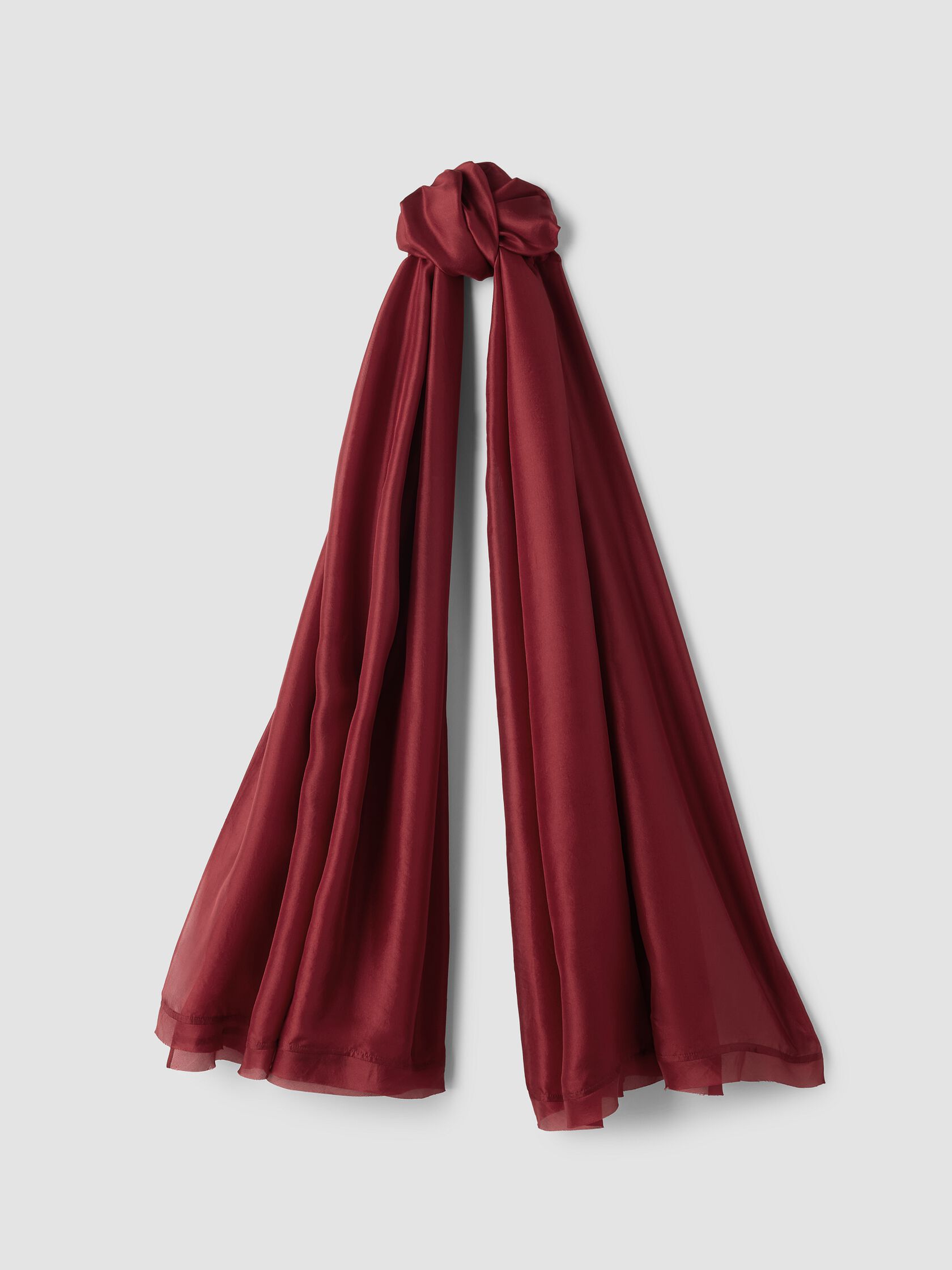 Washed Organic Silk Parachute Scarf
