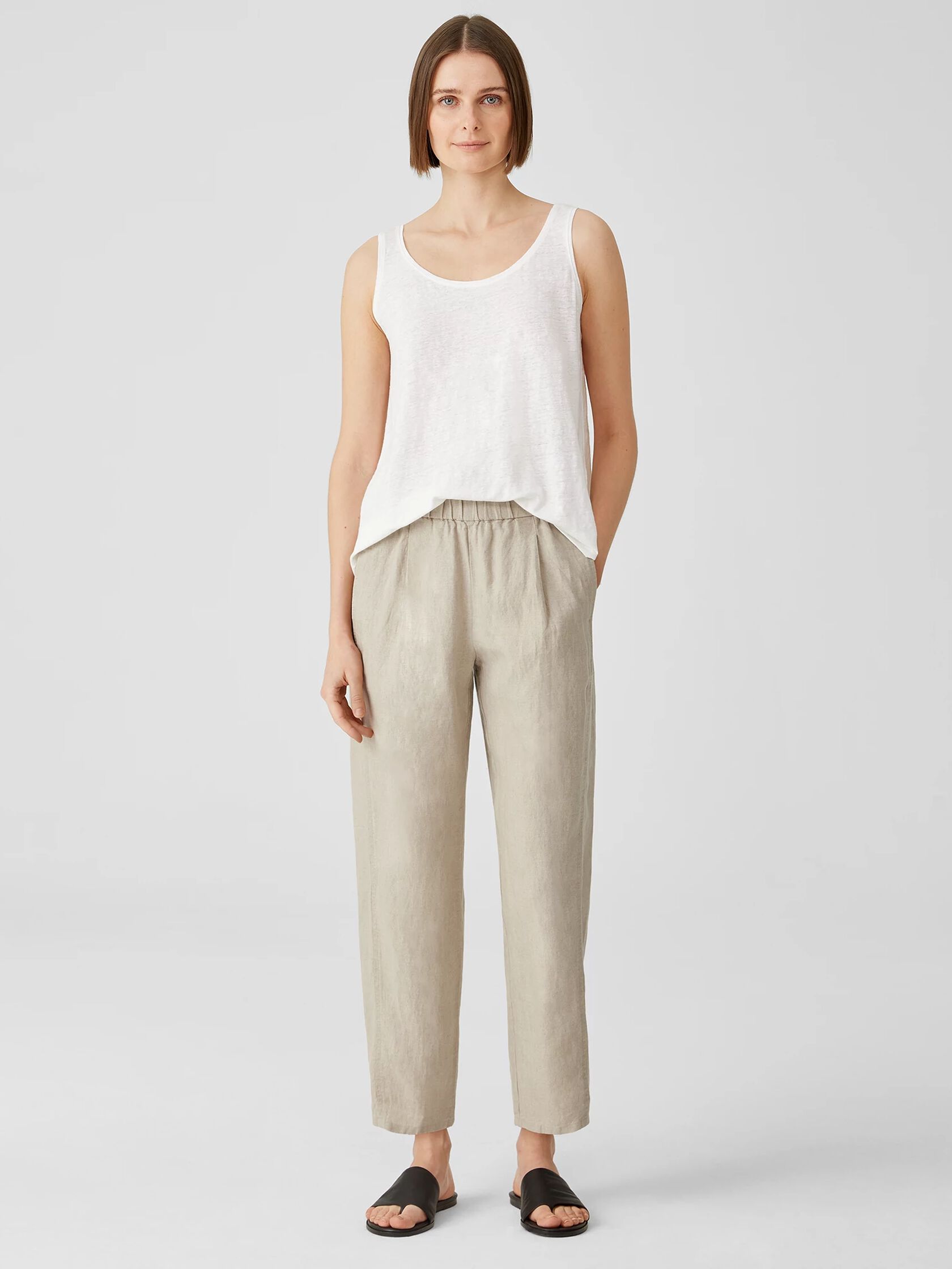 Organic Linen Lantern Pant