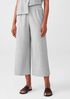 Organic Cotton Linen Ticking Stripe Pant