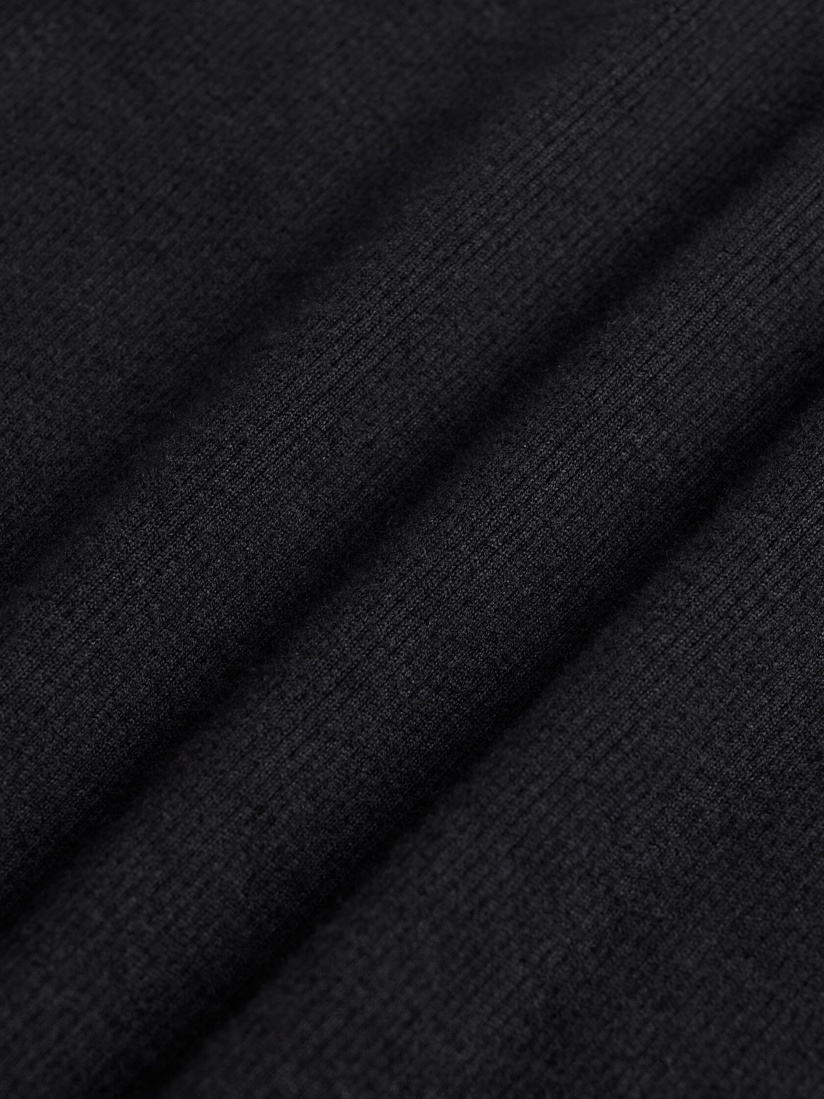 Organic Cotton Stretch Rib Crew Neck Tee