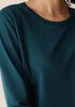 Organic Pima Cotton Jersey 3/4-Sleeve Tee