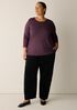 Organic Pima Cotton Jersey 3/4-Sleeve Tee