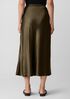 Textured Satin Slip Skirt