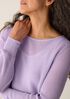 Cotton Silk Cord Ballet Neck Top