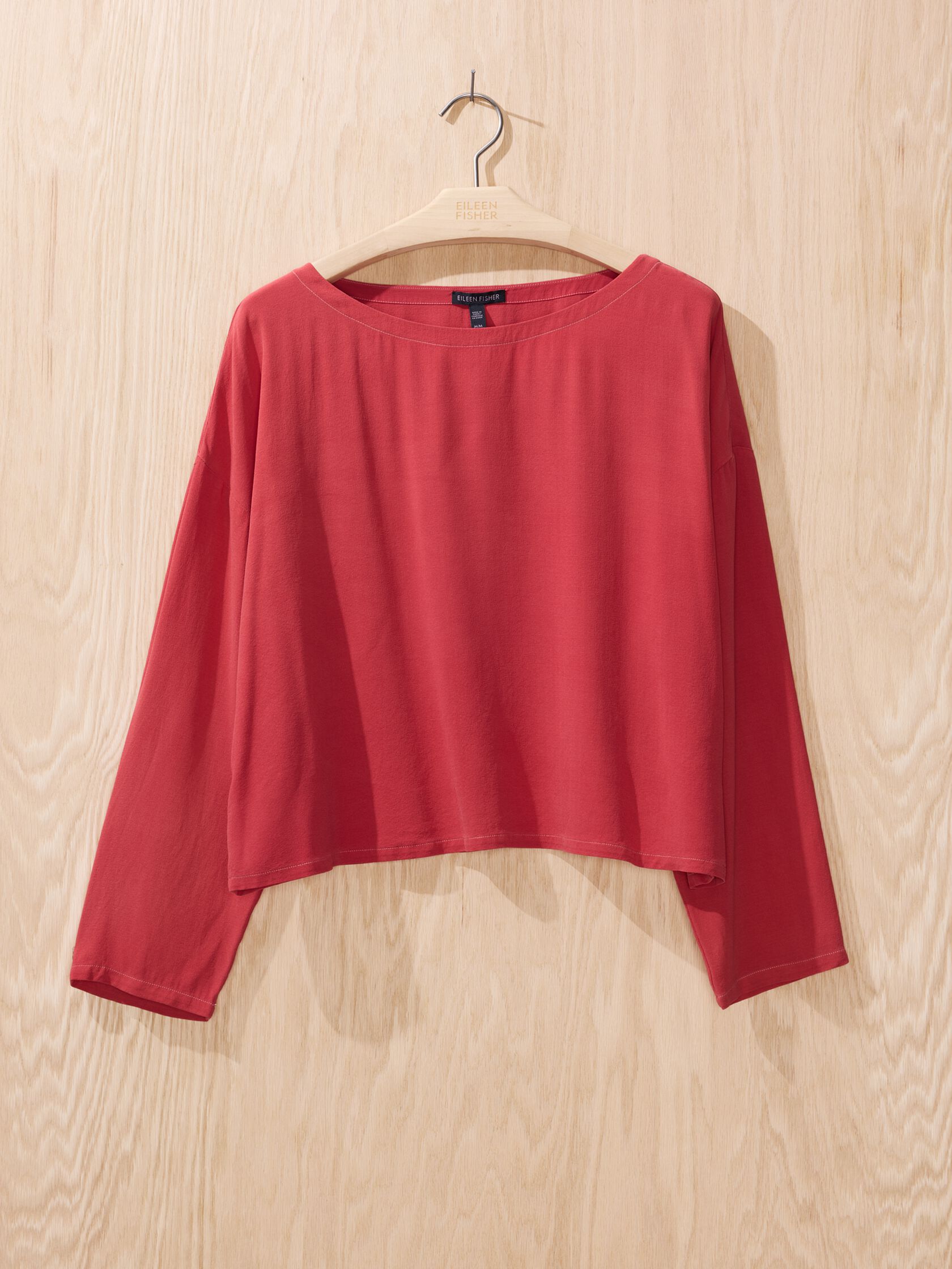 Renew Overdye Silk Crepe Top, M