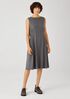 Fine Jersey Sleeveless Tie Dress