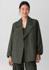 Light Cotton Nylon Short Trench Coat