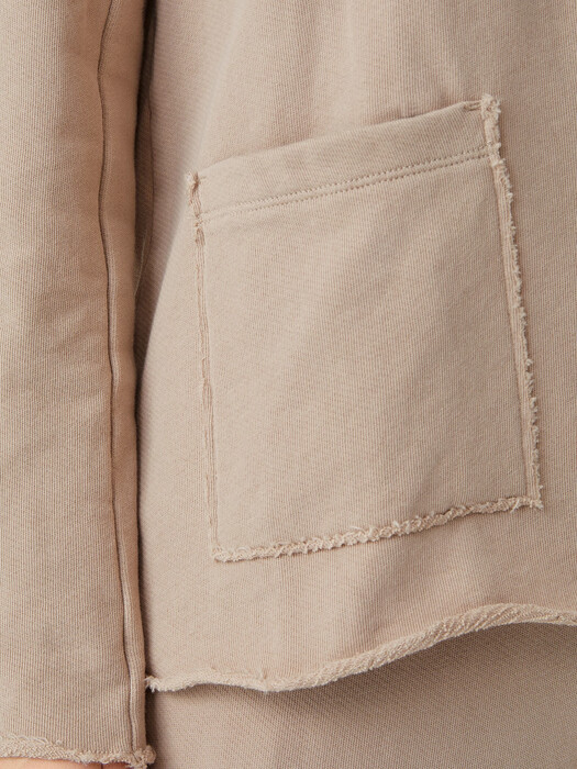 Lightweight Organic Cotton Terry Blazer