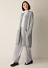 Cotton & Recycled Cashmere Long Cardigan
