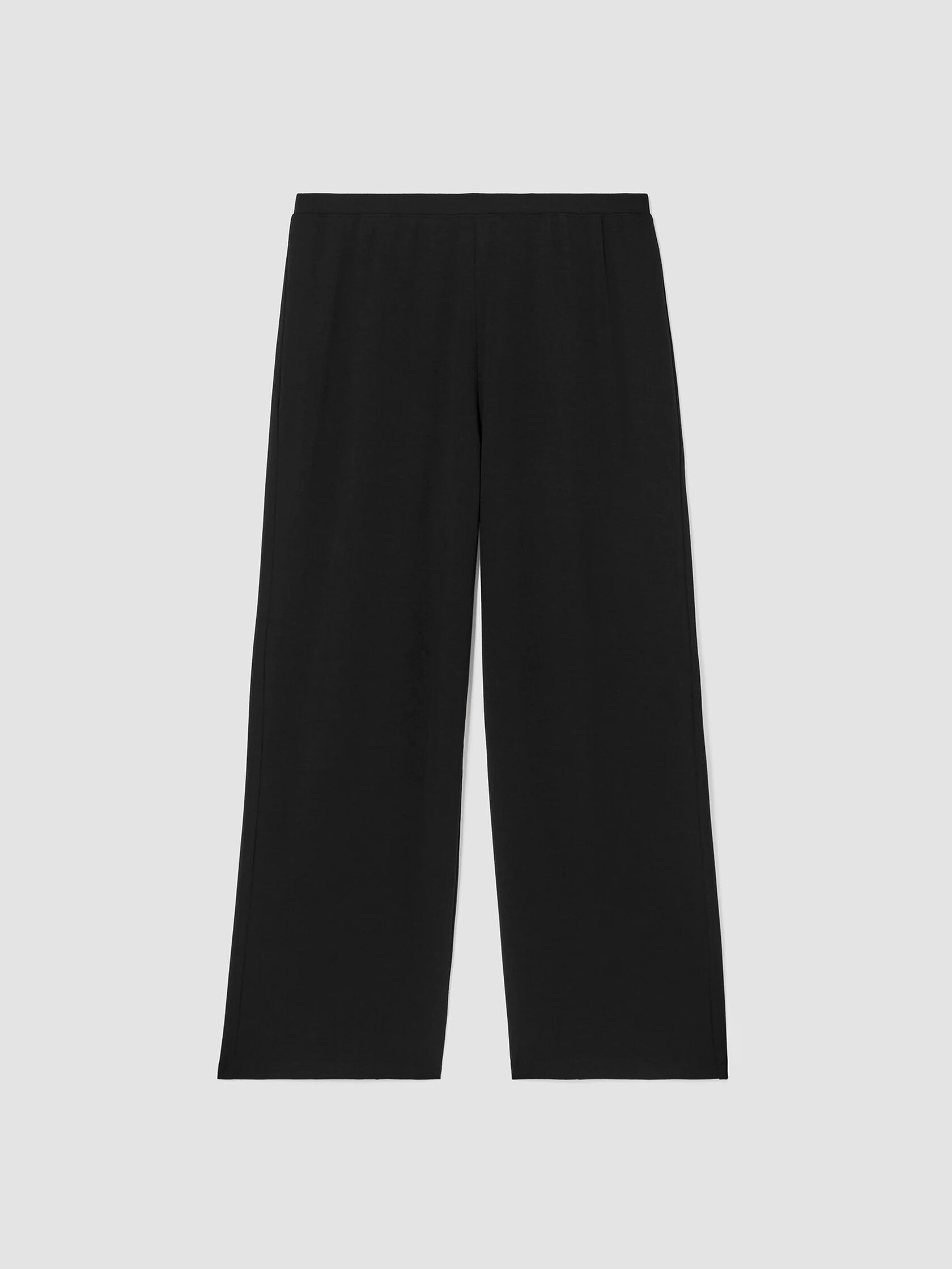 Stretch Jersey Knit Straight Pant
