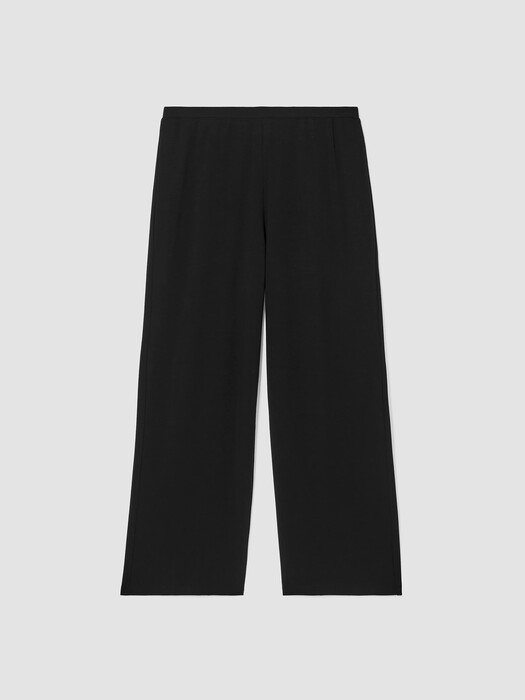 Stretch Jersey Knit Straight Pant