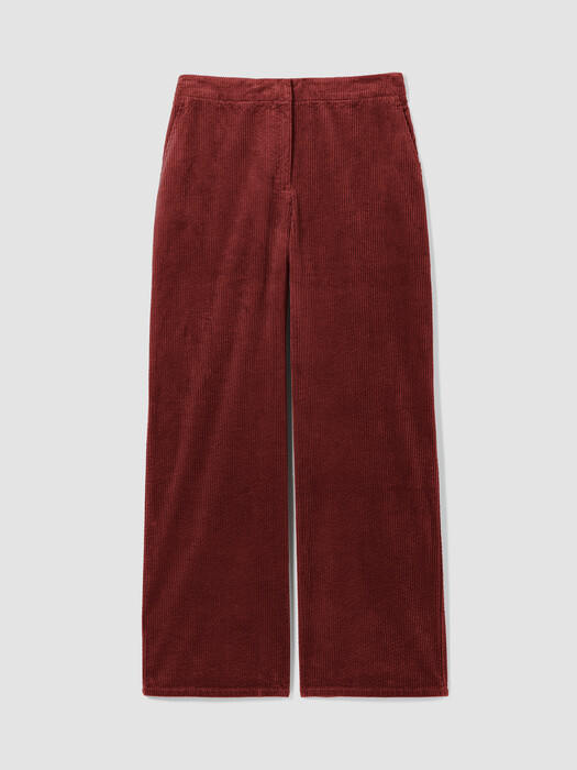 Organic Cotton Corduroy Wide-Leg Pant