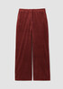 Organic Cotton Corduroy Wide-Leg Pant