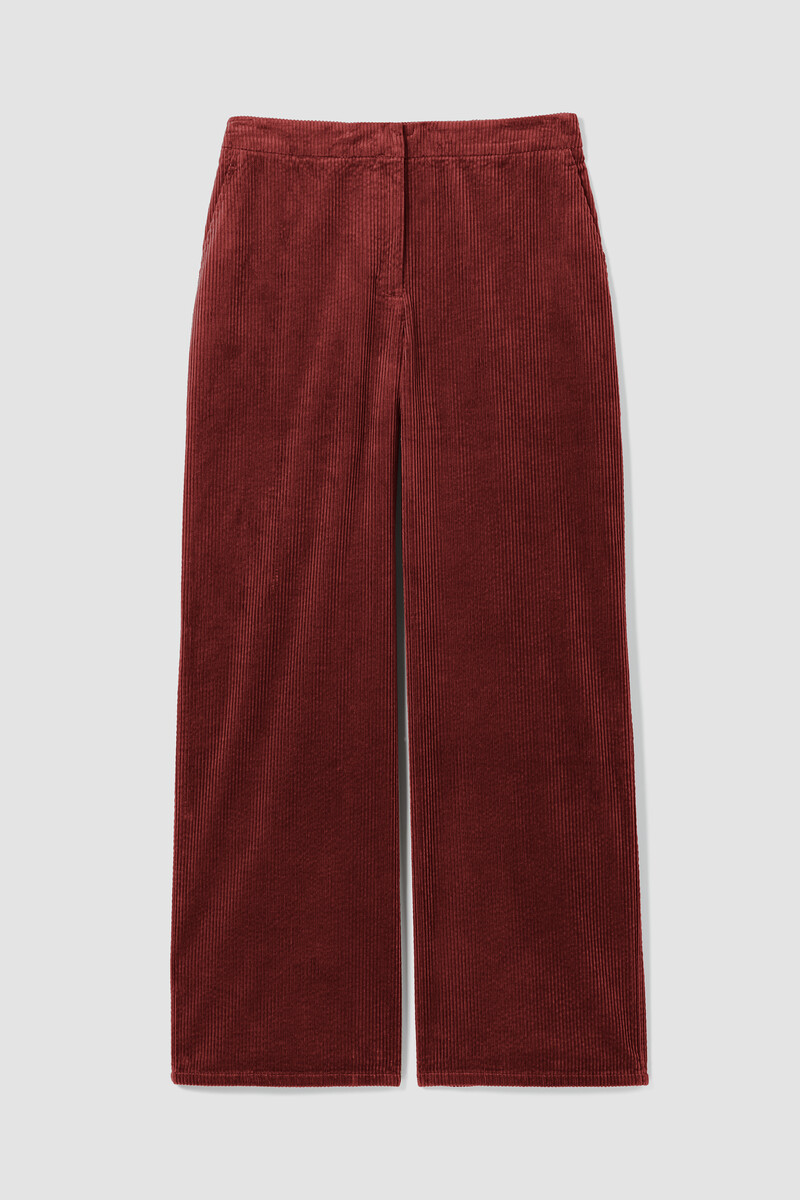 Organic Cotton Corduroy Wide-Leg Pant Organic Cotton Corduroy Wide-Leg Pant