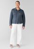 Organic Linen Jersey Classic Collar Shirt