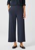 Washable Flex Ponte Wide-Leg Pant